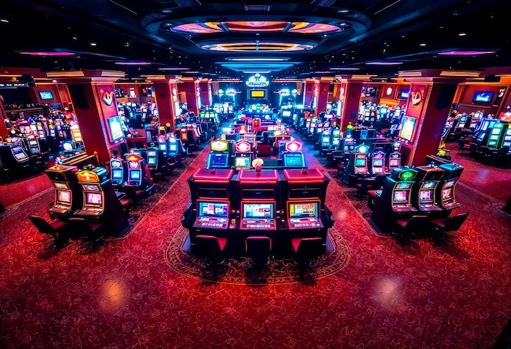 Live dealer roulette table broadcast from studio